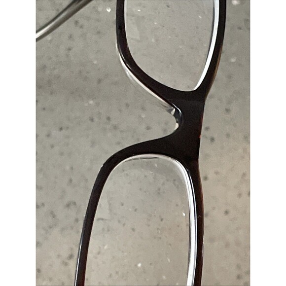 KONISHI C50 Brown 51-18-140 Rectangle Eyeglass Frames ONLY Japan Flex Hinges main image 6